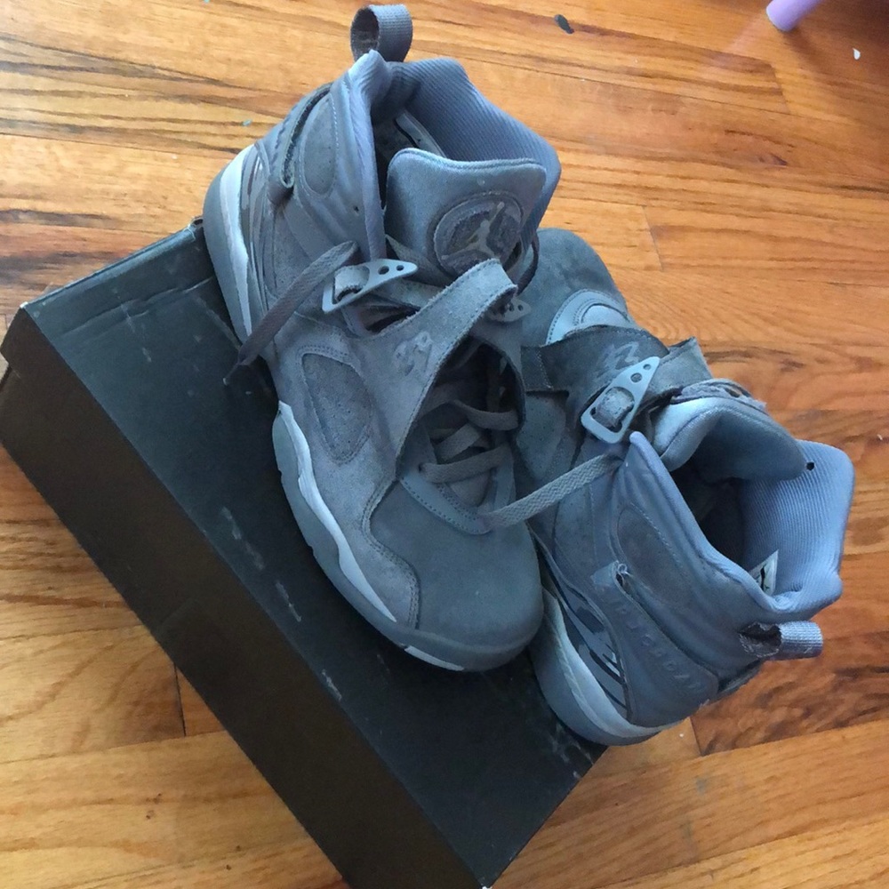Jordan 8 gray wolf